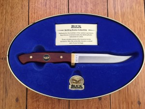 Buck Knife: Buck 727 Battling Bucks Limited Edition in Collectable Tin