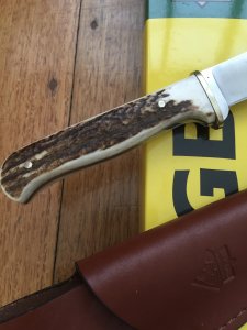 Puma SGB Knife: Puma SGB Hunters Friend Stag Antler Handle