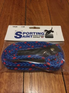 Dog Lead: Royal blue/Red-flecked Deluxe Slip Lead, 8mm thick, 1.5m long