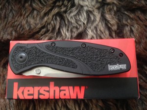 Kershaw Knife: Kershaw Blur Black Stone-washed Folding Knife