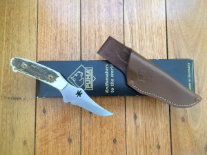 Puma Knife: Puma Buddy 'Laser Cutout' with Stag Handle