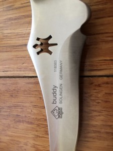 Puma Knife: Puma Buddy 'Laser Cutout' with Stag Handle