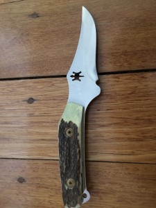 Puma Knife: Puma Buddy 'Laser Cutout' with Stag Handle