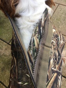 Avery Standard Neoprene 3mm Dog Vest in Blades - Medium