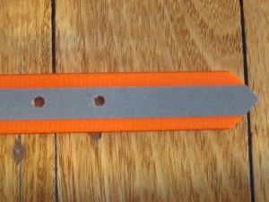 Blaze Orange and Reflective Dog Collar - Medium (27.5cm to 44.5cm)