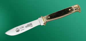 Puma Knife: Puma Vintage 1985/6 Waidbesteck Set (Waidblatt and Nicker) twin knife set