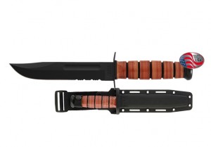 Ka-Bar Knife: Kabar USMC Knife with Black Hard Sheath