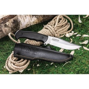 Kizlyar Knife: Kizlyar Original D2 Caspian Straight Blade with Rubberised Handle