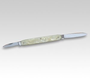 Linder Classic German Pocket Knife Model 1, Imitation Mother-of-Pearl Handle