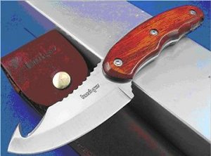 Kershaw Knife: Kershaw Tom Veff Majesty Guthook Knife with Cocobolo Handle