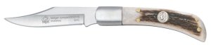 Puma Knife: Puma IP Badger Folding Knife with Stag Antler Handle