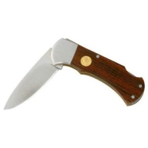 Puma Knife: Puma 4 Star Mini Folding Lock Knife with Pflaumen (Plumwood) Handle
