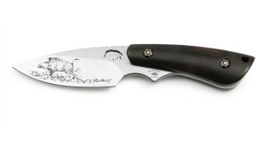 Puma Knife: Puma IP Wildboar I Laser Cut Ebony Wood Handle