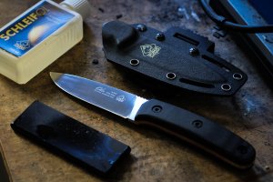 Puma Knife: Puma 'OLO' Micarta Handle and Kydex Sheath