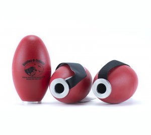 Launcher Dummy: RRT Red Ball Plastic Dummy with Black/White Streamers