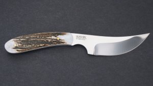 Silver Stag Slab Series Smith Slab Skinner Stag Antler Handle