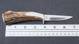 Silver Stag Crown Series Guide Two Knife Combo with Stag Antler Handle