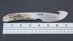 Silver Stag Slab Series Gut Slab Skinner Stag Antler Handle