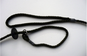 Dog Lead: Black Country Classic Slip Lead, 8mm thick, 1.5m long