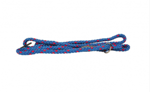 Dog Lead: Royal blue/Red-flecked Deluxe Slip Lead, 8mm thick, 1.5m long