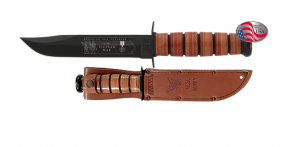 Ka-Bar Knife: Kabar Honoring Our Veteran of the Vietnam War Commemorative Knife Silver Etching