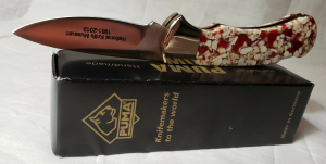 Puma Knife: Special Limited Edition NKM 2013 4 Star Folding Lock Blade Knife with Custom Handle