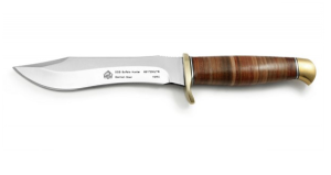 Puma SGB Knife: Puma SGB Buffalo Hunter Stacked Leather Handle