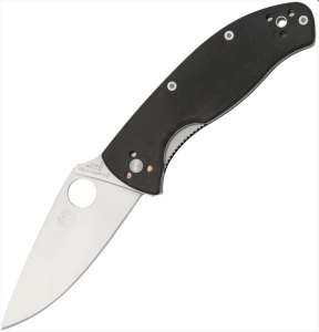 Spyderco Tenacious Straight Edge Lock Back Folding Knife