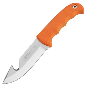 Puma Knife: PUMA IP Smart Hunting Orange Handle Fixed Blade with Gut Hook Knife & Kydex Sheath
