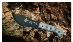 TOPS USA Tom Brown TRACKER  Model #1 with Black Tactical Kydex Knife Sheath