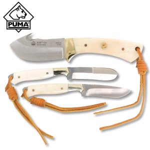 Puma SGB Trophy Care Caper, Skinner, Fleshing 3 Knife Set