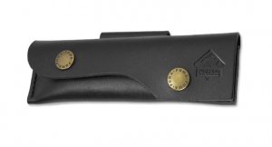 Puma Knife Sheath: Horizontal Leather Knife Pouch