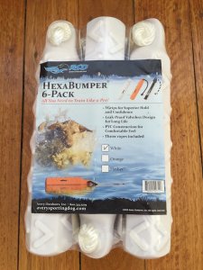 Avery 2" White 6-Pack Hexa-Bumpers