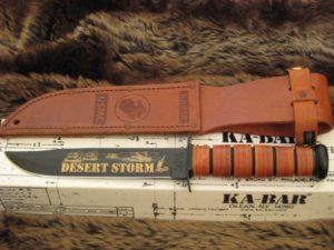 Ka-Bar Knife: Kabar Desert Storm Commemorative Knife