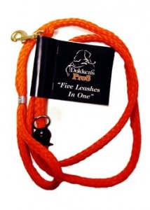 Dog Lead: Dokken 6FT Blaze Orange 5-in-1 Pro-Leash