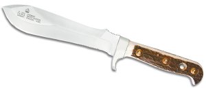 Puma Knife: Puma Current German Model White Hunter with Stag Handle 116375