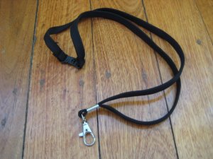 Lanyard: Black Whistle Lanyard