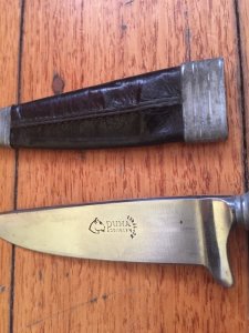 Puma Knife: Puma Handmade Vintage Jagdnicker Knife with Roe Deer Foot Handle