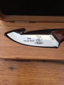 Buck Knife: Buck Alpha GutHook Ducks Unlimited Michigan Knife