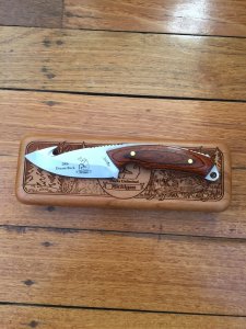 Buck Knife: Buck Alpha GutHook Ducks Unlimited Michigan Knife