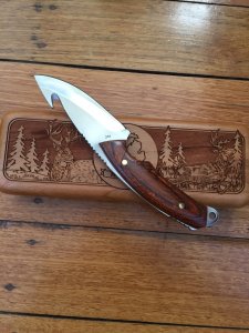 Buck Knife: Buck Alpha GutHook Ducks Unlimited Michigan Knife