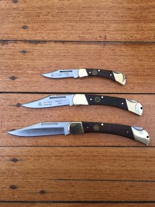 Puma SGB Knife: Puma 2022 SGB Warden Jacaranda Handle Folding Pocket Knife