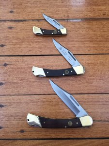 Puma SGB Knife: Puma 2022 SGB Warden Jacaranda Handle Folding Pocket Knife