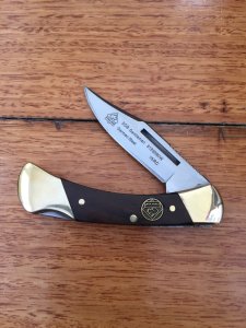 Puma SGB Knife: Puma SGB Jacaranda Wood Handled Gentlemen Folding Pocket Knife