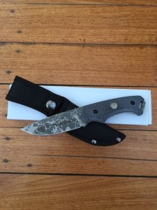 Leupold USA #1 fixed blade collectable knife with Nylon Sheath