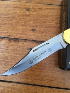 Puma Knife: Puma Game Warden Full Sized Folding Lock Knife with Plumwood Handle