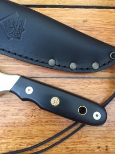 Puma Knife: Puma 2+2 Niederwild Fixed Blade knife with Micarta wood Handle