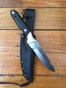 Puma Knife: Puma 2+2 Niederwild Fixed Blade knife with Micarta wood Handle
