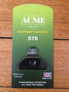 Whistle: Acme 576 Black Shepherds Whistle