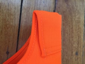 SOS Blaze Orange and Reflective Gun Dog Vest Medium-Large Size